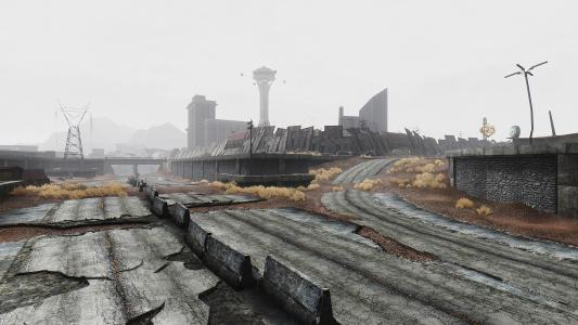 拉斯维加斯的废墟，辐射游戏