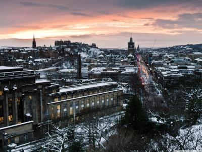 雪，爱丁堡