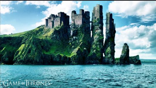 城堡在系列的宝座游戏的岩石